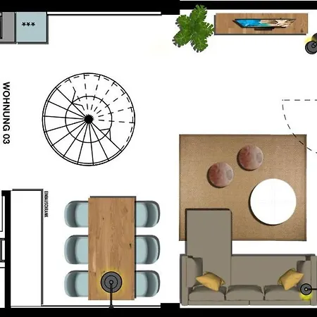 Seebruecke - Mit 1 Schlafzimmer Und Balkon S3 Daire